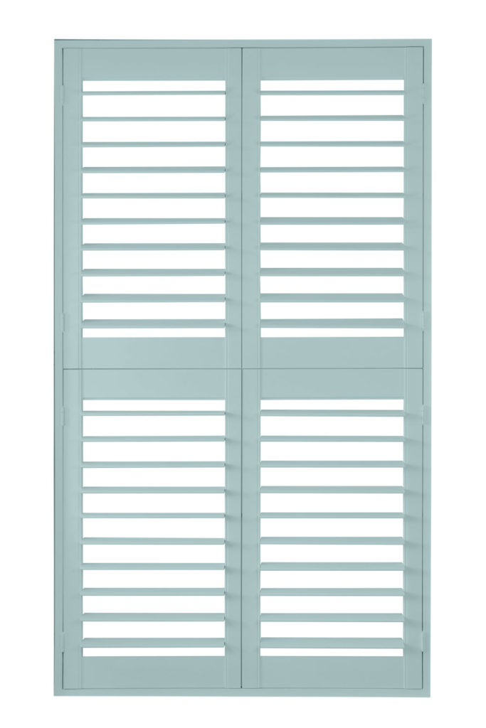 Duck Egg Blue shutters