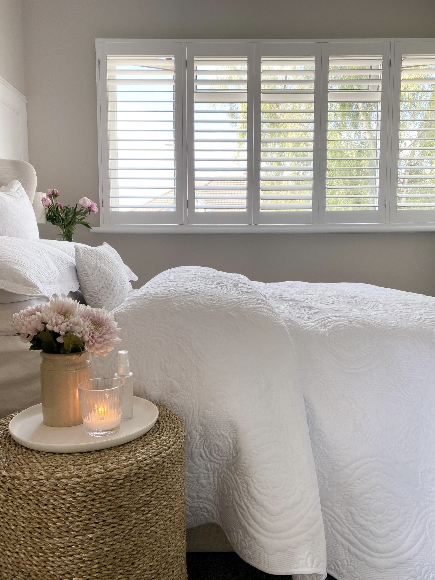 Shutters bedroom